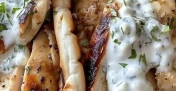 Greek Chicken Gyros with Cucumber Tzatziki