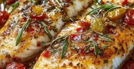 Mediterranean Baked Fish Delight