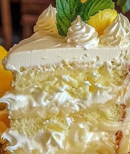 Italian Lemon Cream Cake