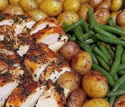 One-Pan Garlic Herb Chicken with Potatoes