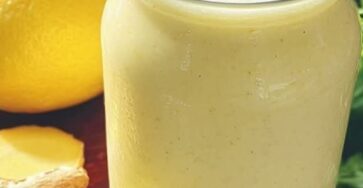 Creamy Lemon Ginger Morning Smoothie