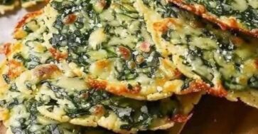 Mediterranean Spinach and Feta Crisps