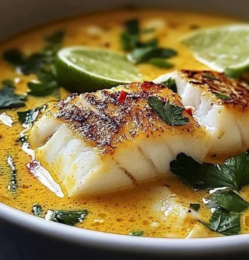 Coconut Lime Fish Soup