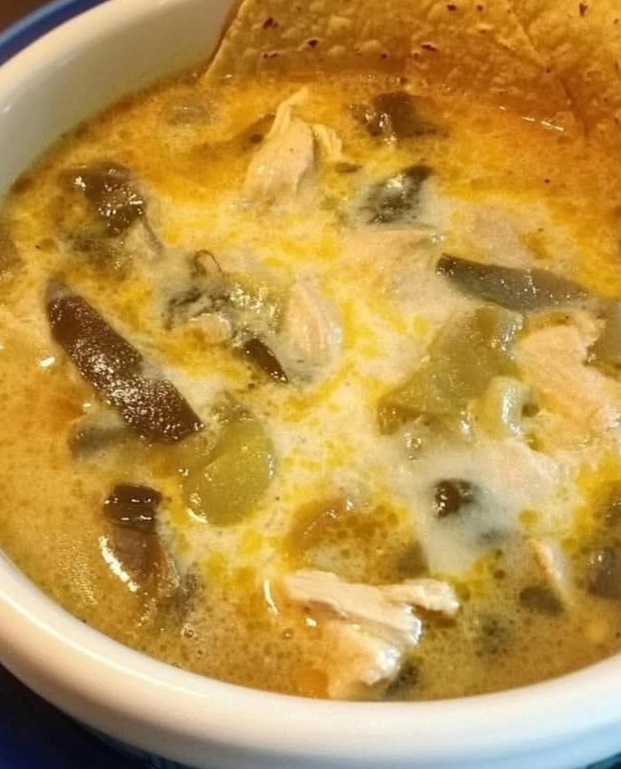 Poblano Chicken Tortilla Soup
