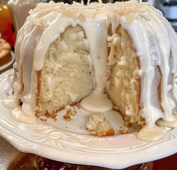 Glazed Coconut Bundt Cake