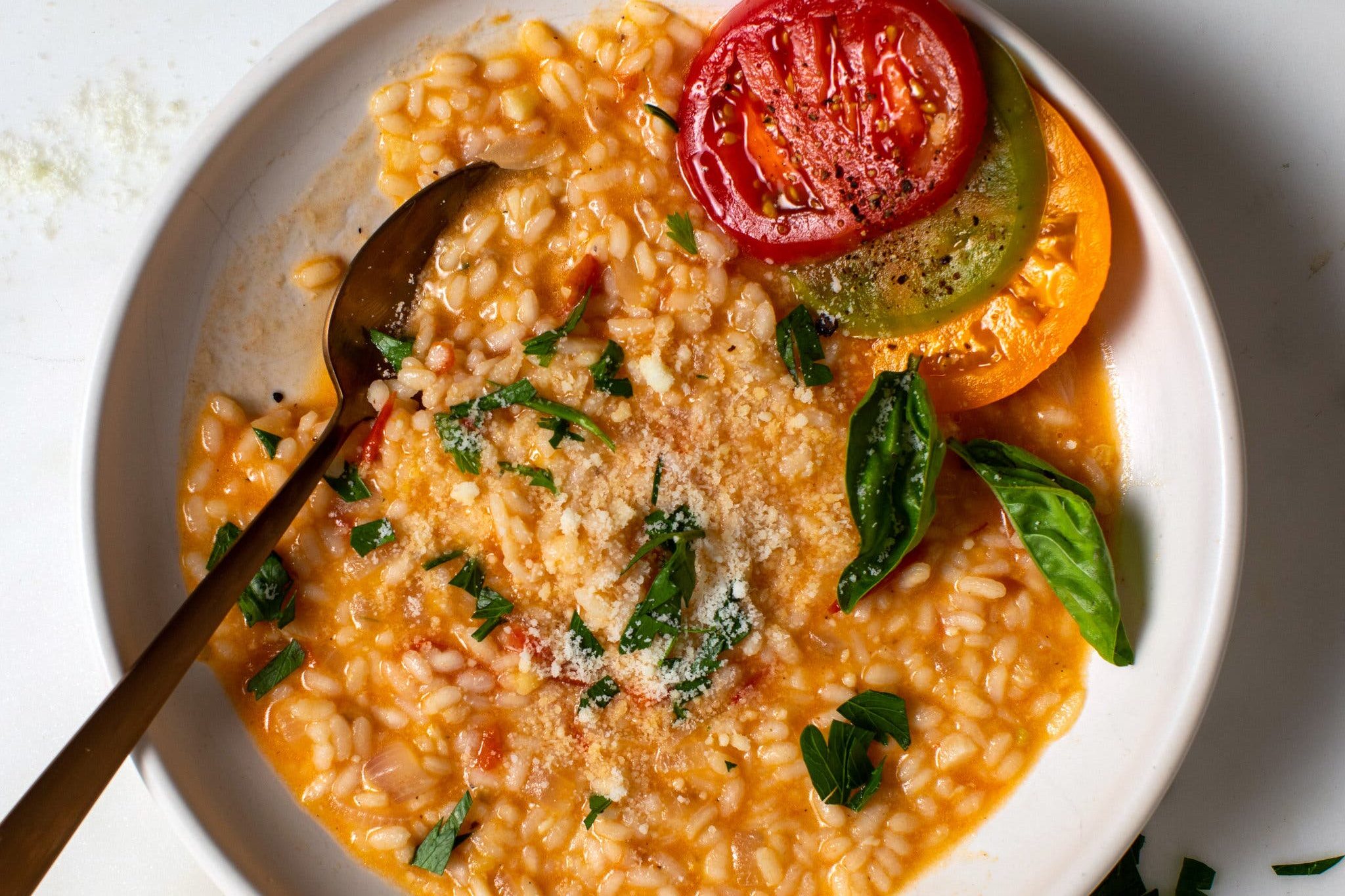 Fresh Tomato and Parmesan Risotto