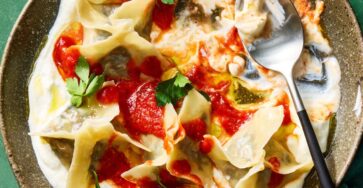 Mushroom manti