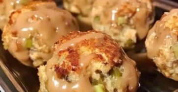 Golden Stuffing Balls