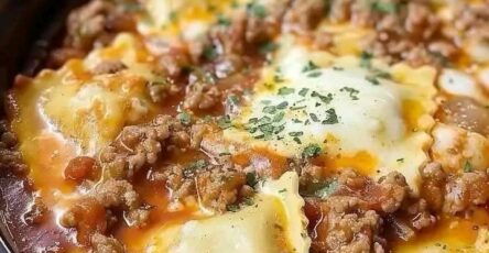 crockpot ravioli lasagna