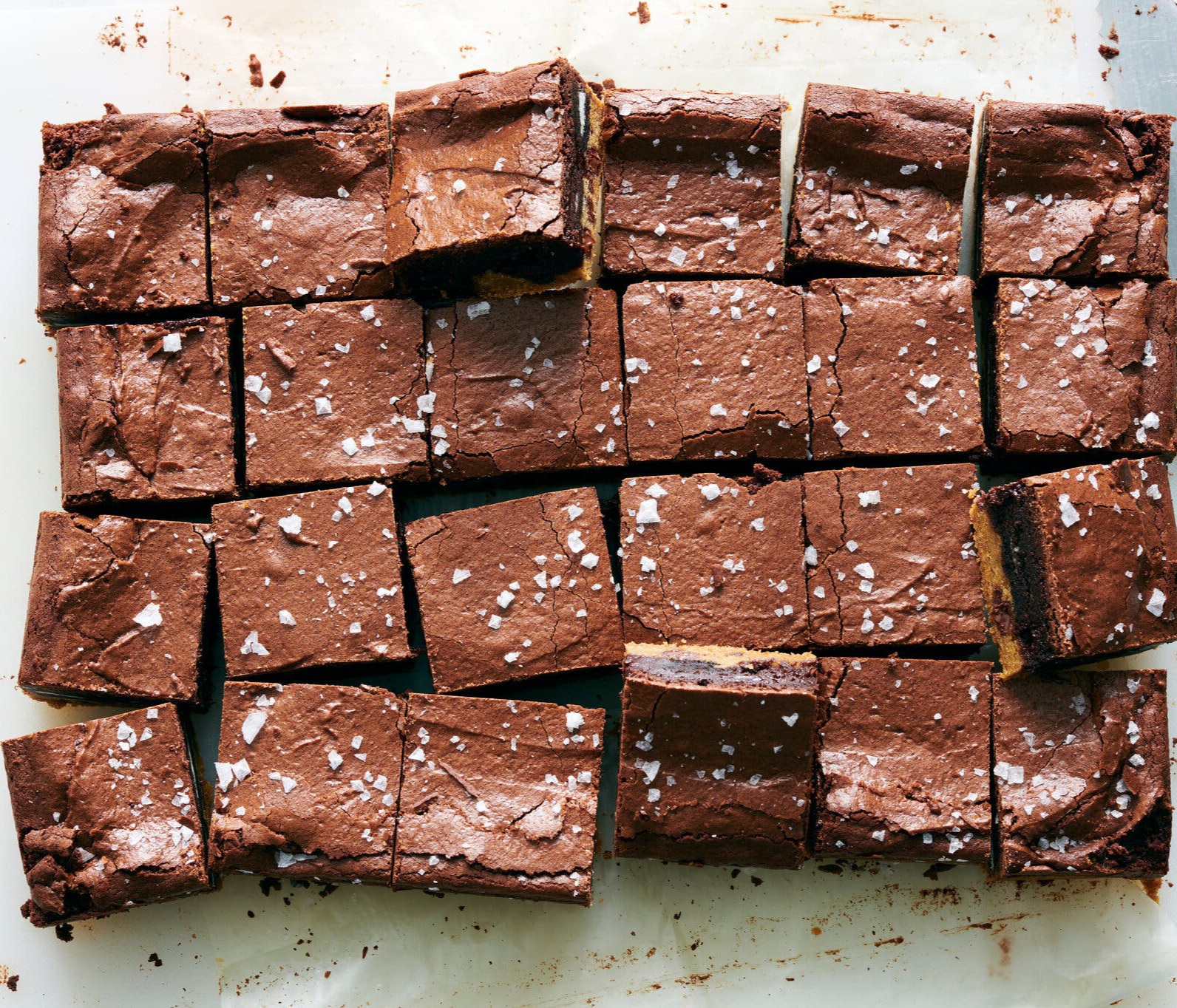 Fudgy Sea Salt Chocolate Brownies