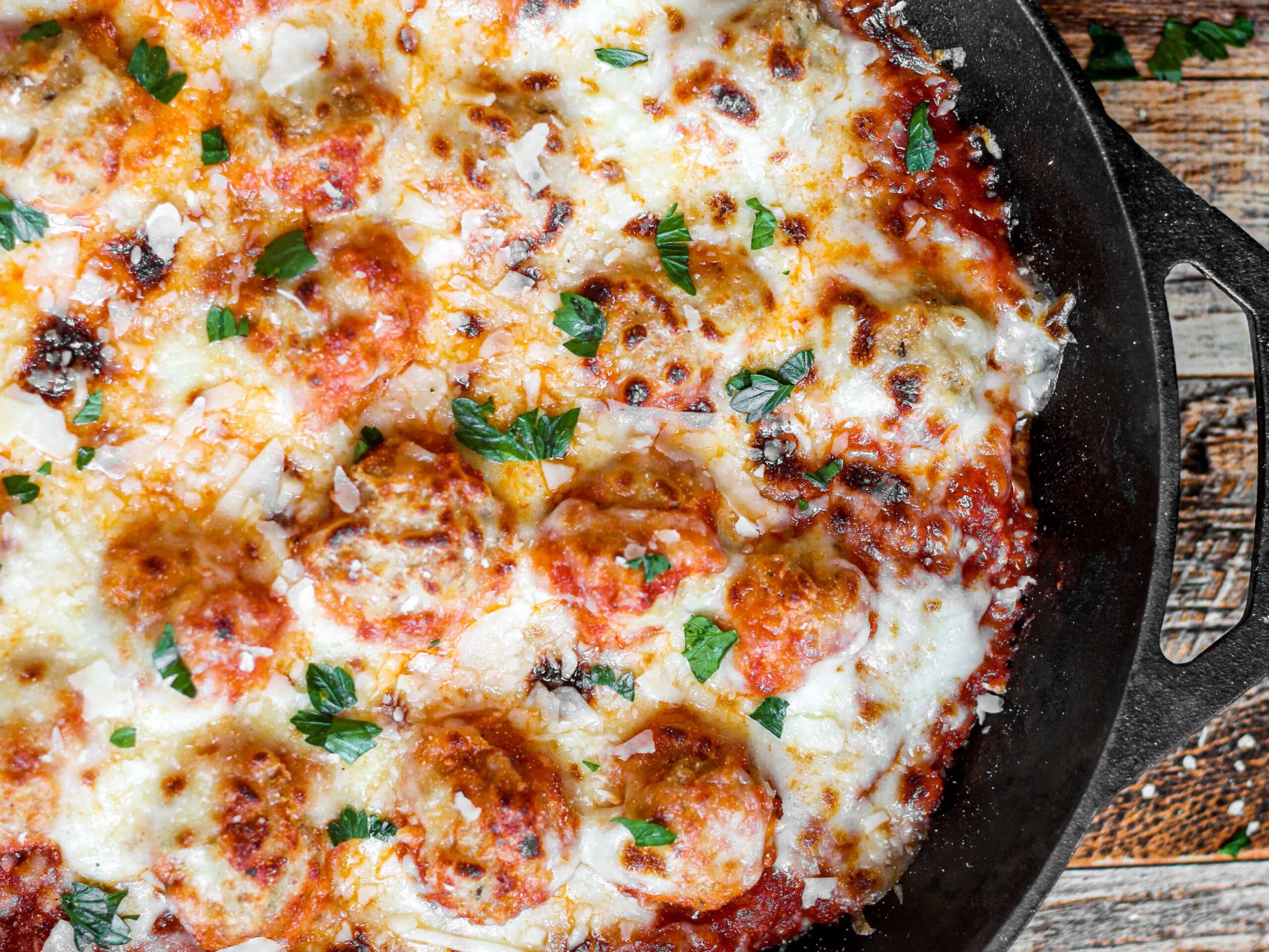 Chicken Parmesan Meatballs