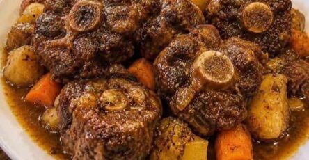 slow-cooked beef oxtail