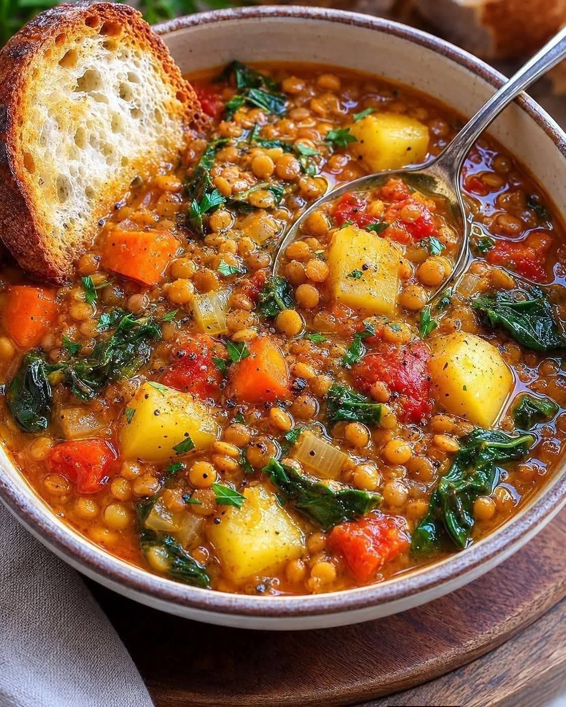 Lentil and Potato Soup