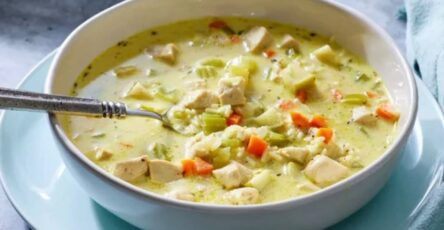 Chicken and Vegetable Rice Soup