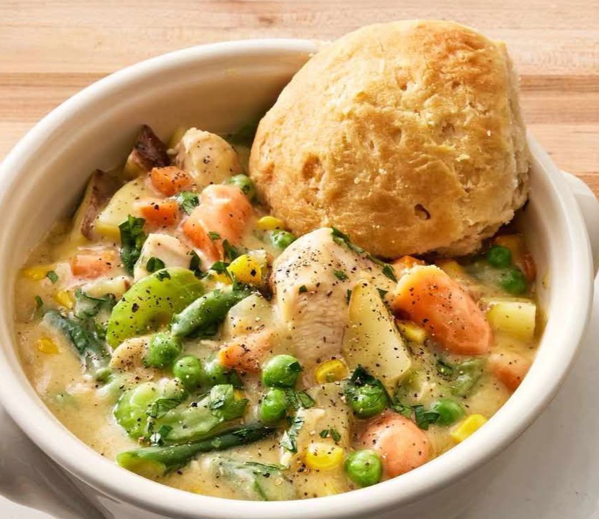 Slow Cooker Chicken Pot Pie Stew