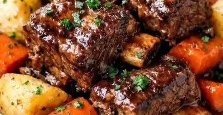 Ribs with Potatoes and Carrots