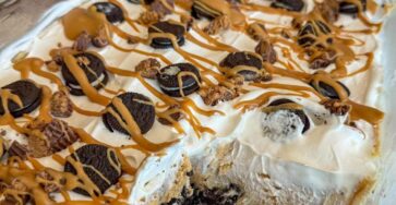Oreo Peanut Butter Delight Lasagna