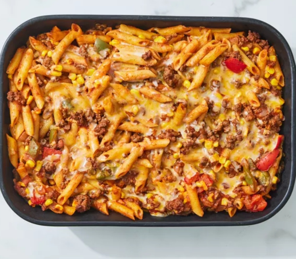 Ground Beef and Penne Pasta Casserole
