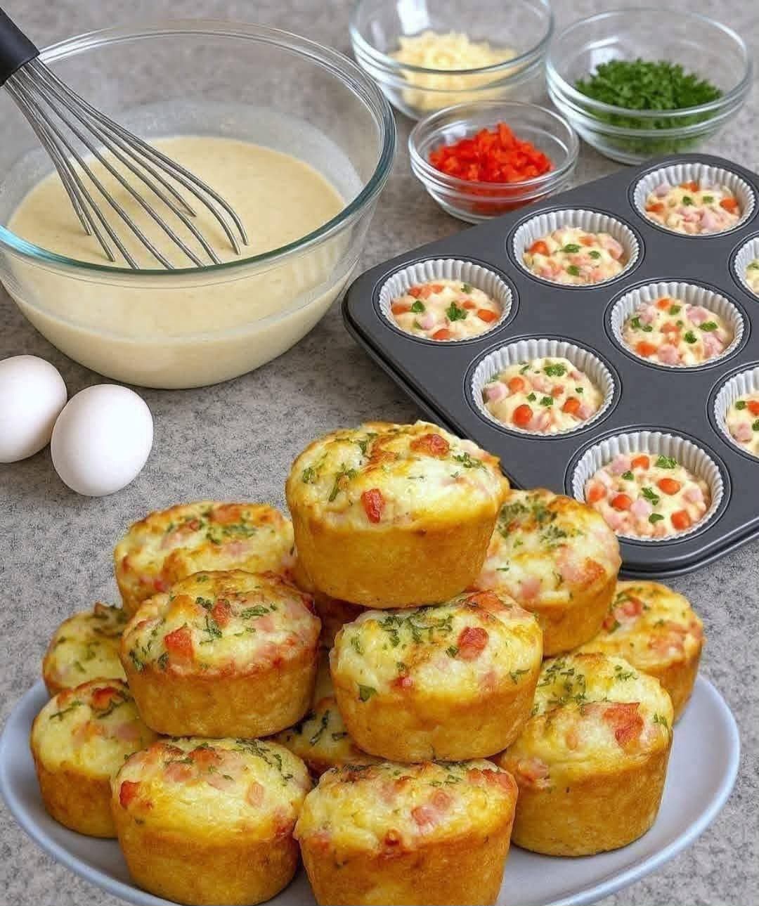 Veggie Omelet Muffins