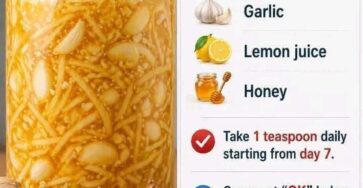 Immune-Boosting Tonic (Ginger, Garlic, Onion, Lemon & Honey)