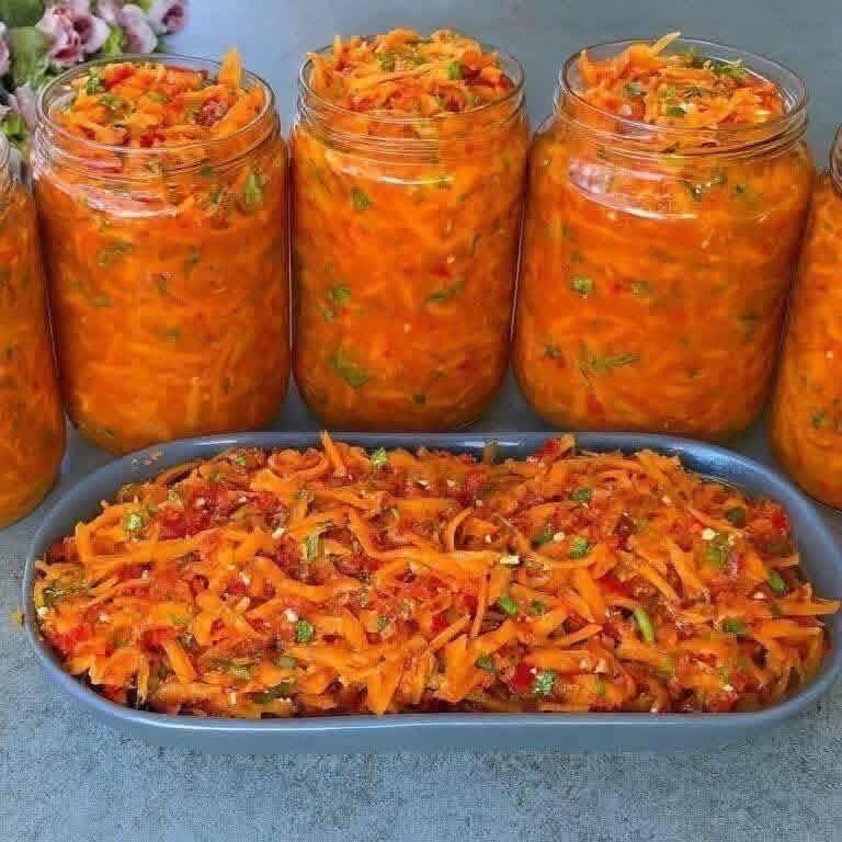 Vibrant Korean-Style Grated Carrot Salad