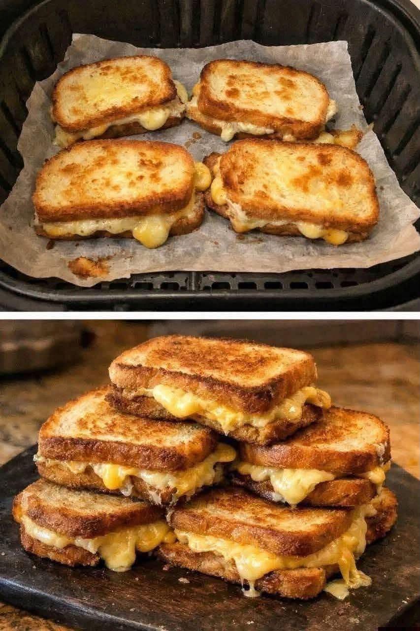 Air Fryer Grilled Cheese Sandwich