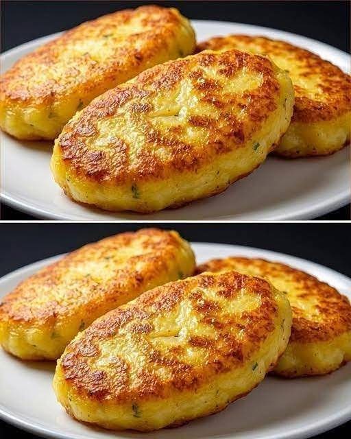 Crispy Cheesy Potato Patties