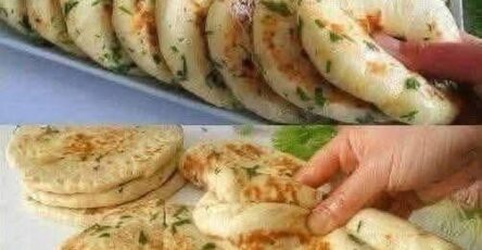 Garlic Herb Stuffed Flatbread