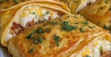 Loaded Cheesy Pocket Tacos