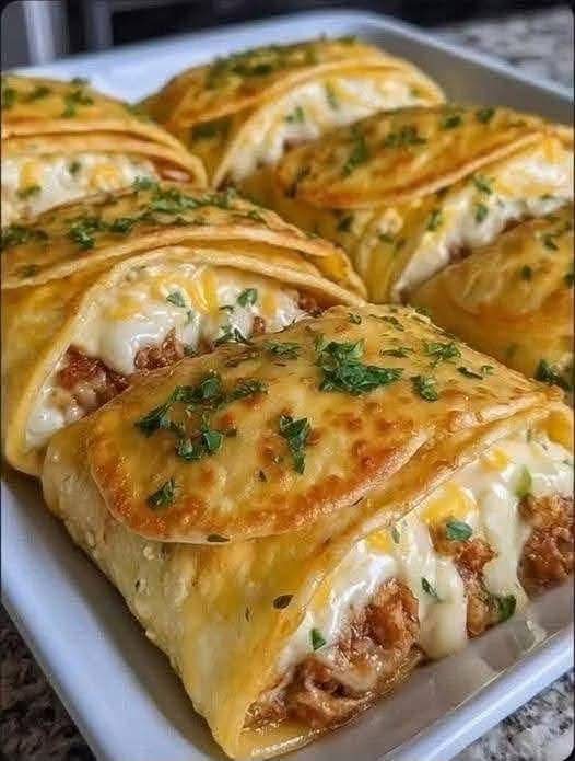 Loaded Cheesy Pocket Tacos