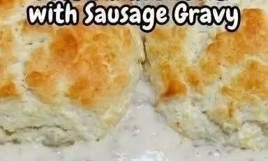 Buttermilk Biscuits with Sausage Gravy