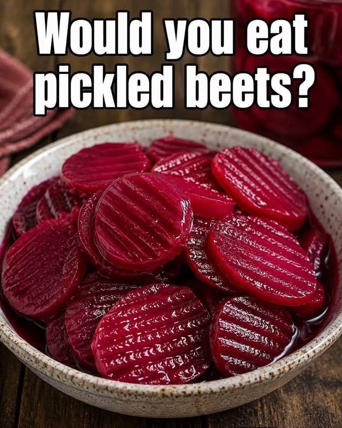 Classic Crinkle-Cut Pickled Beets